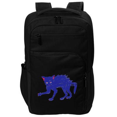 Threadless Nate Christenson Expressionist Cat Impact Tech Backpack