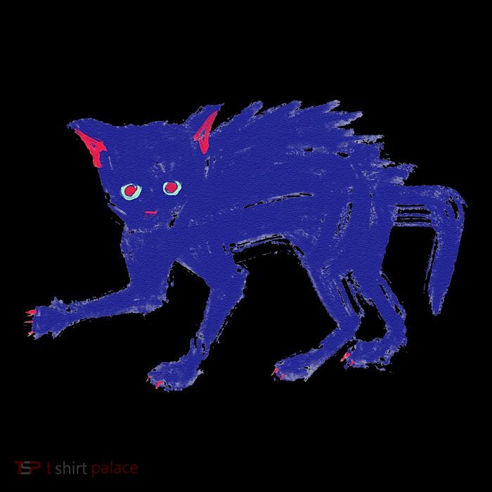 Threadless Nate Christenson Expressionist Cat Hooded Wearable Blanket