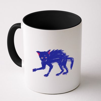 Threadless Nate Christenson Expressionist Cat Mug