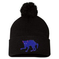 Threadless Nate Christenson Expressionist Cat Pom Pom 12in Knit Beanie