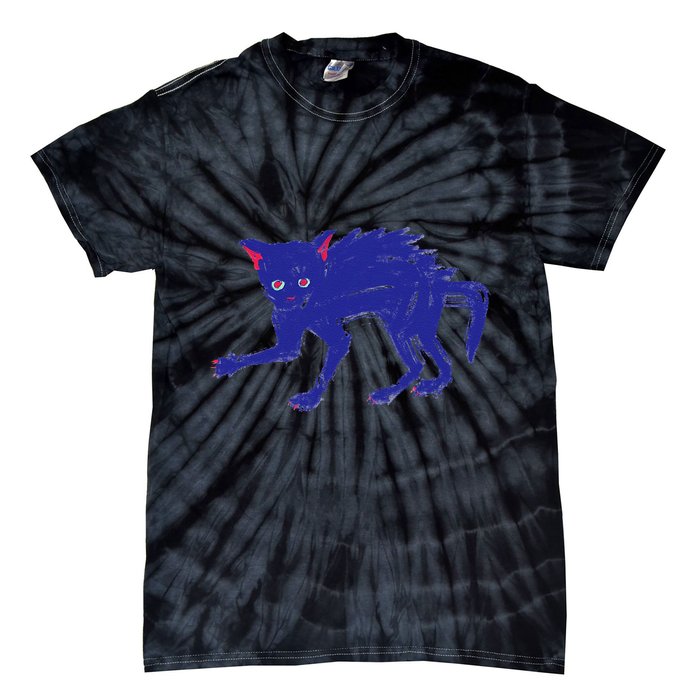 Threadless Nate Christenson Expressionist Cat Tie-Dye T-Shirt