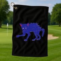 Threadless Nate Christenson Expressionist Cat Golf Towel