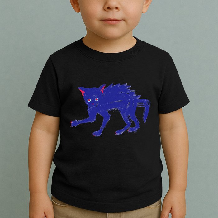 Threadless Nate Christenson Expressionist Cat Toddler T-Shirt