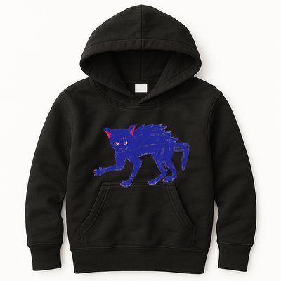Threadless Nate Christenson Expressionist Cat Kids Hoodie