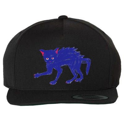 Threadless Nate Christenson Expressionist Cat Wool Snapback Cap