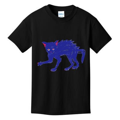 Threadless Nate Christenson Expressionist Cat Kids T-Shirt