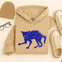 Threadless Nate Christenson Expressionist Cat Hoodie
