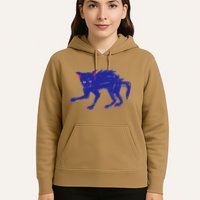 Threadless Nate Christenson Expressionist Cat Hoodie