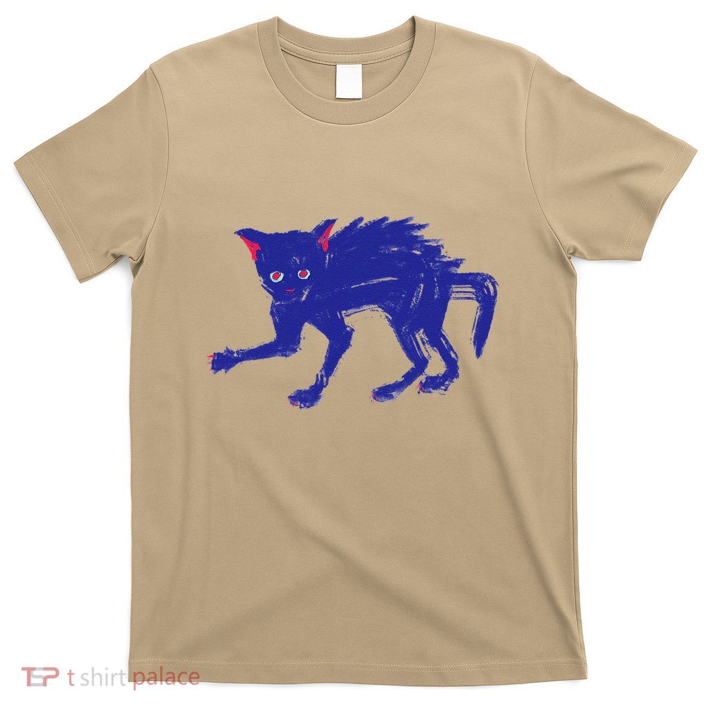 Threadless Nate Christenson Expressionist Cat T-Shirt