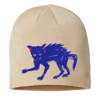 Threadless Nate Christenson Expressionist Cat Sustainable Beanie