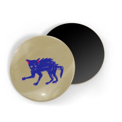 Threadless Nate Christenson Expressionist Cat Magnet