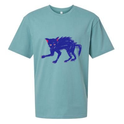 Threadless Nate Christenson Expressionist Cat Sueded Cloud Jersey T-Shirt