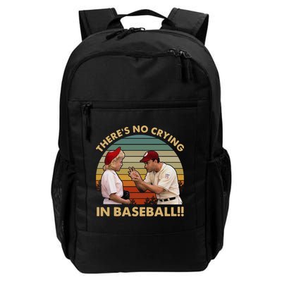 ThereS No Crying In Funny Baseball Vintage Retro Backpack