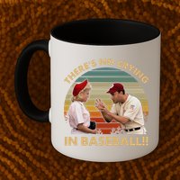 ThereS No Crying In Funny Baseball Vintage Retro Mug
