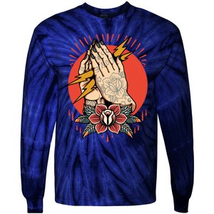 Tattoo Needle Color Skin Tattoo Artist Body Art Tie-Dye Long Sleeve Shirt