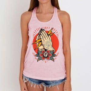 Tattoo Needle Color Skin Tattoo Artist Body Women's Knotted Racerback Tank