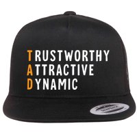 Tad Name Definition Meaning Funny Birthday Gift Flat Bill Trucker Hat