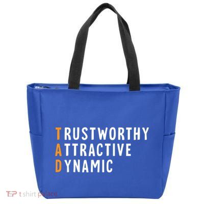 Tad Name Definition Meaning Funny Birthday Gift Zip Tote Bag