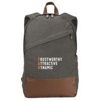 Tad Name Definition Meaning Funny Birthday Gift Cotton Canvas Backpack