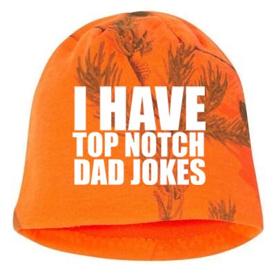 Top Notch Dad Jokes Gift Kati - Camo Knit Beanie