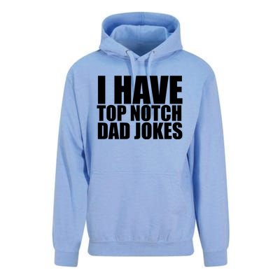 Top Notch Dad Jokes Gift Unisex Surf Hoodie