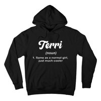 Terri Noun Definition Personalized Name Terri Hoodie