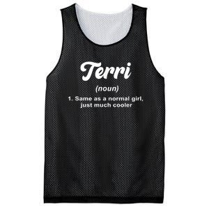 Terri Noun Definition Personalized Name Terri Mesh Reversible Basketball Jersey Tank