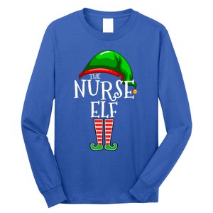 The Nurse Elf Family Matching Group Christmas Gift Funny Gift Long Sleeve Shirt