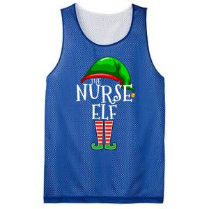 The Nurse Elf Family Matching Group Christmas Gift Funny Gift Mesh Reversible Basketball Jersey Tank