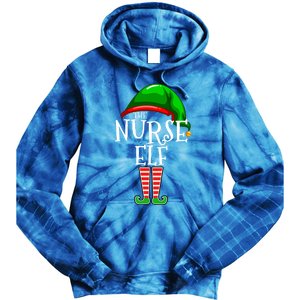 The Nurse Elf Family Matching Group Christmas Gift Funny Gift Tie Dye Hoodie