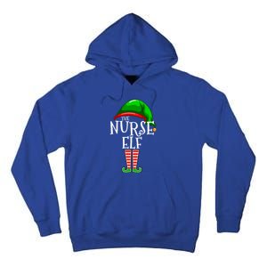 The Nurse Elf Family Matching Group Christmas Gift Funny Gift Tall Hoodie