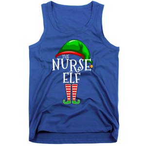 The Nurse Elf Family Matching Group Christmas Gift Funny Gift Tank Top