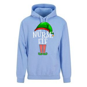 The Nurse Elf Family Matching Group Christmas Gift Funny Gift Unisex Surf Hoodie