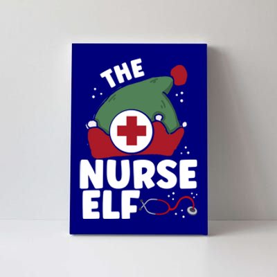 The Nurse Elf Christmas Nursing Squad Funny Family Matching Funny Gift Canvas