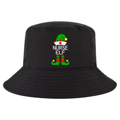 The Nurse Elf Funny Christmas Gift Cool Comfort Performance Bucket Hat