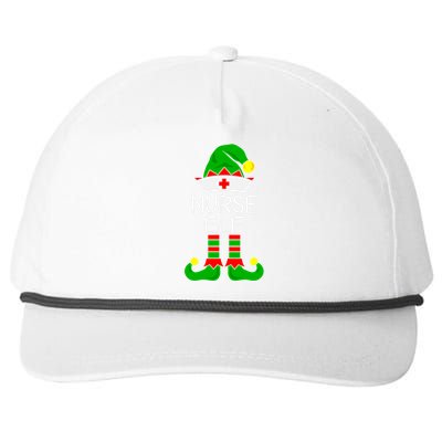 The Nurse Elf Funny Christmas Gift Snapback Five-Panel Rope Hat