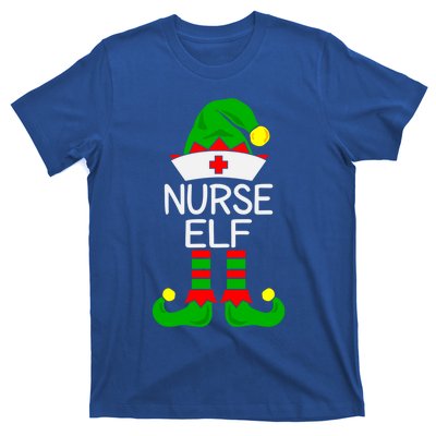 The Nurse Elf Funny Christmas Gift T-Shirt