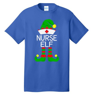 The Nurse Elf Funny Christmas Gift Tall T-Shirt