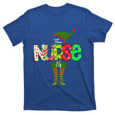 The Nurse Elf Gift Funny Nursing Funny Gift For Rn Lpn Np Funny Gift T-Shirt