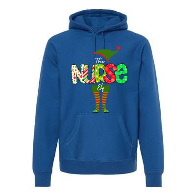 The Nurse Elf Gift Funny Nursing Funny Gift For Rn Lpn Np Funny Gift Premium Hoodie