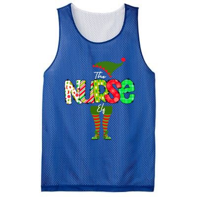 The Nurse Elf Gift Funny Nursing Funny Gift For Rn Lpn Np Funny Gift Mesh Reversible Basketball Jersey Tank