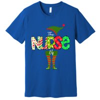 The Nurse Elf Gift Funny Nursing Funny Gift For Rn Lpn Np Funny Gift Premium T-Shirt