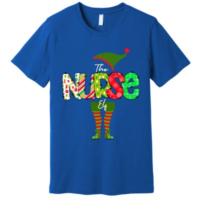 The Nurse Elf Gift Funny Nursing Funny Gift For Rn Lpn Np Funny Gift Premium T-Shirt