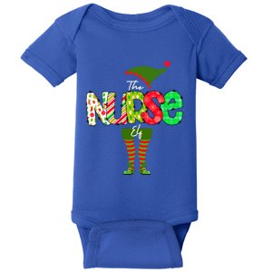 The Nurse Elf Gift Funny Nursing Funny Gift For Rn Lpn Np Funny Gift Baby Bodysuit