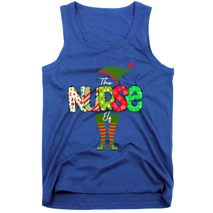 The Nurse Elf Gift Funny Nursing Funny Gift For Rn Lpn Np Funny Gift Tank Top