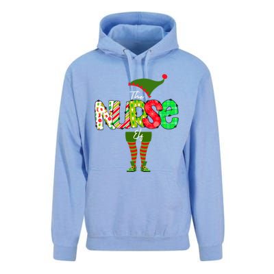 The Nurse Elf Gift Funny Nursing Funny Gift For Rn Lpn Np Funny Gift Unisex Surf Hoodie