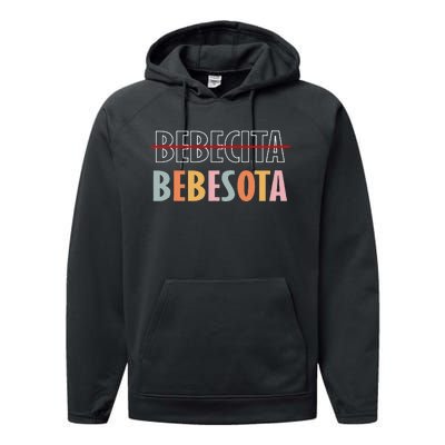 Tu No Eres Bebecita To Eres Bebesota Performance Fleece Hoodie