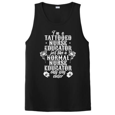 Tattooed Nurse Educator Gift PosiCharge Competitor Tank