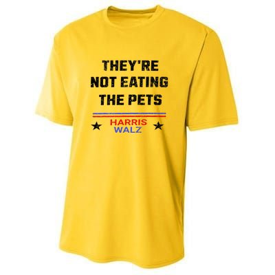 TheyRe Not Eating The Pets Dogs Cats WeRe Not Going Back Youth Performance Sprint T-Shirt