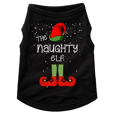 The Naughty Elf Funny XMas Matching Christmas Doggie Tank